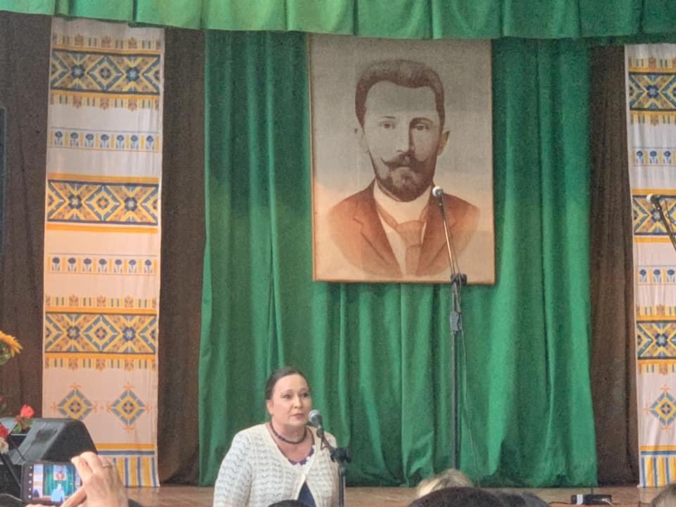 Доктор філологічних наук, професор Зоряна Лановик з вітальним словом на Урочистостях